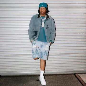 Chrome Hearts Nike Air Force 1 Low x Chrome Hearts 'White' usado por Lil Baby en la cuenta de Instagram @lilbaby