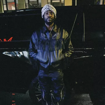 Rick Owens Black Waxed 'Bolan Banana' Zip Jeans porté par Meek Mill sur le compte Instagram @meekmill