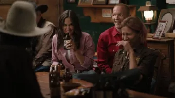 Wrangler Women's Long Sleeve Snap Western Shirt worn by Monica Dutton (Kelsey Chow) as seen in Yellowstone (S05E14)