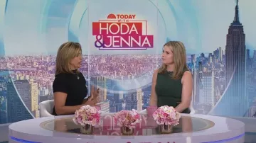Cult Gaia Chrysta Knit Dress worn by Hoda Kotb as seen in Today with Hoda & Jenna on January 1, 2025