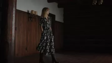 Aura the Label Etoile Dress worn by Beth Dutton (Kelly Reilly) as seen in Yellowstone (S05E14)