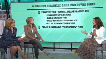 Robe Joie Tobey portée par Farnoosh Torabi comme on le voit dans Today with Hoda & Jenna le 2 janvier 2025