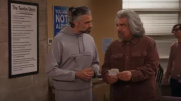 Emporio Armani Capsule Travel Hooded Sweatshirt worn by Josué (Jaime Camil) as seen in Lopez vs Lopez (S03E09)