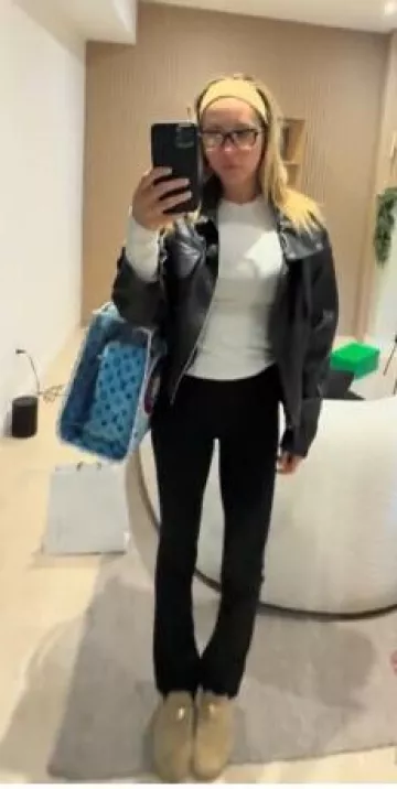 Balmain Sentinelle Glasses worn by Alix Earle on her Tiktok on January 4, 2025