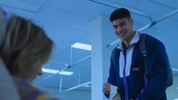 Helly Hansen YU Fleece Jacket worn by Vince Ingram (Ioane Saula) as seen in Bump (S05E03)