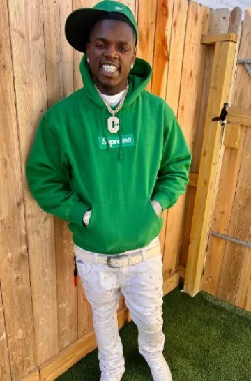 New Era Oakland Athletics Kelly Green 59Fifty usado por Big Boogie en la cuenta de Instagram @big_boogie_music