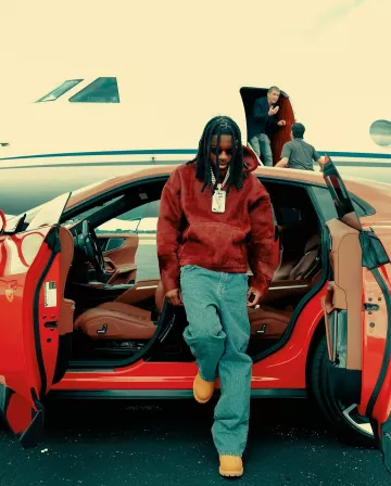 Louis Vuitton Timberland 6" Boot 'Wheat Monogram worn by Polo G on the Instagram account @polo.capalot