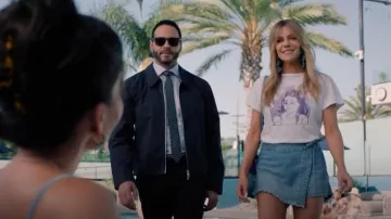 Officine Générale Marlin Bomber Jacket worn by Adam Karadec (Daniel Sunjata) as seen in High Potential (S01E08)