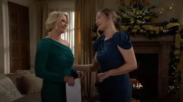 BHLDN Sayre Dress worn by Hope Logan(Annika Noelle) as seen in The Bold and the Beautiful on December 26, 2024