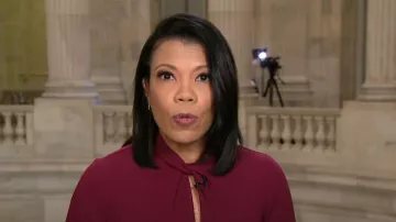 Donna Morgan Vestido tubo de crepé con manga tres cuartos usado por Nikole Killion como se vio en CBS Mornings el 4 de enero de 2025