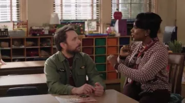 Ann Taylor Tweed Stitch Sweater Jacket worn by Barbara Howard (Sheryl Lee Ralph) as seen in Abbott Elementary (S04E06)