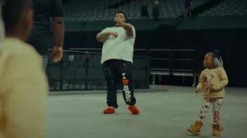 Ralph Lauren White Crewneck Undershirt worn by Rod Wave in Rod Wave - Westside Connection (Official Video)