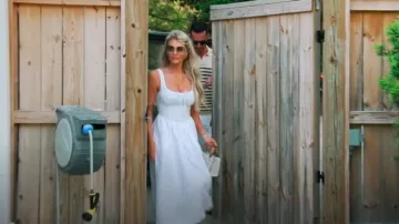 House Of CB Carmen Bustier Sundress worn by Madison LeCroy as seen in Southern Charm (S10E05)