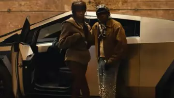 Rick Owens Black & Pink Narrow 'Fog' Sunglasses worn by Offset in Offset - Swing My Way