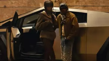 Bottega Veneta Brown Speckled Donegal Wool Jacket worn by Offset in Offset - Swing My Way