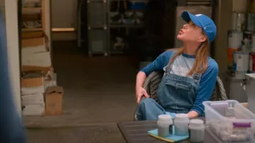 ’47 Blue LA Dodgers Baseball Cap worn by Liz (Christa Miller) as seen in Shrinking (S02E12)