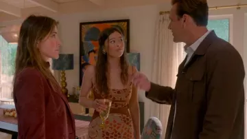 Miaou Orange Gia Maxi Dress worn by Alice (Lukita Maxwell) as seen in Shrinking (S02E12)