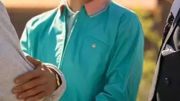 Monsters The Lyle And Erik Menendez Story Erik Blue Cotton Jacket of Erik Menendez (Cooper Koch) in Monsters (S01E03)