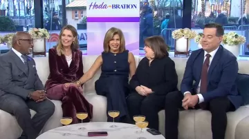 Veronica Beard Rennert Trousers worn by Hoda Kotb as seen in Today on January 9, 2025
