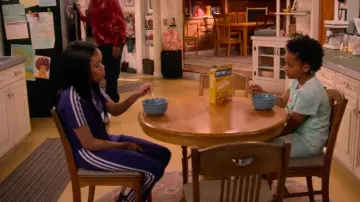 Adidas 3 Stripes Leggings worn by Aaliyah Upshaw (Khali Spraggins) as seen in The Upshaws (S06E04)