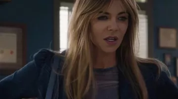 High Potential S01 Kaitlin Olson Blue Denim Blazer