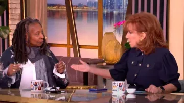 Cinq a Sept Julieta Cropped Jacket usado por Joy Behar como se ve en The View el 14 de enero de 2025