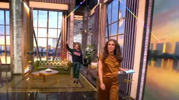 The Sei Draped Top worn by Alyssa Farah as seen in The View on January 15, 2025