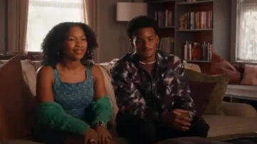 Marine Serre Crescent-Moon-Print Mini Dress worn by Delilah (Laya DeLeon Hayes) as seen in The Equalizer (S05E06)