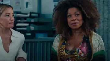 Free People Sea Vista Stripe Ruffle Kimono worn by Viola 'Vi' Marsette (Lorraine Toussaint) as seen in The Equalizer (S05E06)