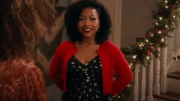 Mini robe bustier Shoshanna Star portée par Delilah (Laya DeLeon Hayes) comme on le voit dans The Equalizer (S05E07)