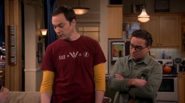 The t-shirt of Sheldon Cooper in The Big Bang Theory S09E18