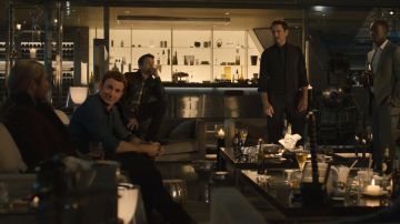 Le blouson en cuire de  Clint Barton (Jeremy Renner) dans Avengers : L'ère d'Ultron