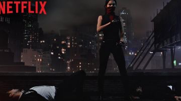 Le jean de combat d'Elektra dans Daredevil