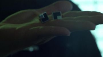 The cufflinks rendered painfully by Wilton Fisk in Daredevil