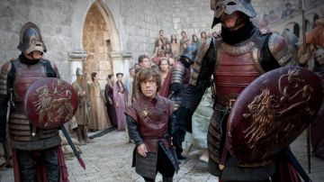 El Escudo del Ejército de la Casa de Lannister en Juego de Tronos S02E06