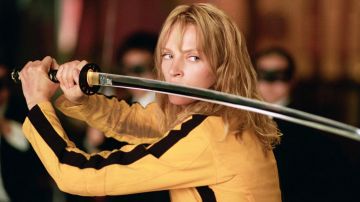 La katana forjada por Hattori Hanzo para Black Mamba (Uma Thurman) en Kill Bill: Volume 1