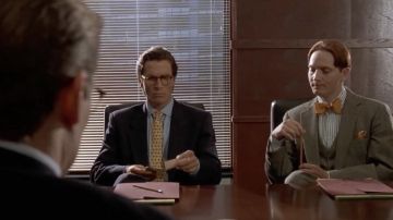 La carte de viste de Patrick Bateman (Christian Bale) dans American Pyscho