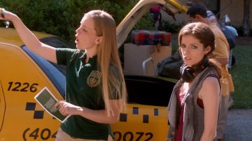 The polo green of the Barden University in Pitch Perfect