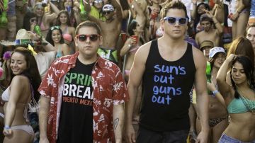 Le t-shirt "spring break Puerto Mexico" de Morton Schmidt (Jonah Hill) dans 22 Jump Street