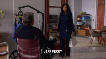 The bag Prada white Saffiano Olivia Pope (Kerry Washington) in Scandal