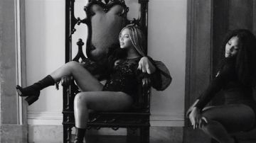 Botas Givenchy negras de Beyoncé en limonada