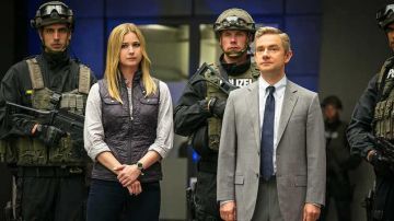 Veste mantelassée Banana Republic de Sharon Carter dans Captain America Civil War