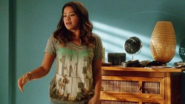 La lámpara de ratán/bambú Ikea Böja en Jane The Virgin