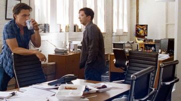 La chaise de bureau de Jamie Shipley (Finn Wittrock) dans The Big Short