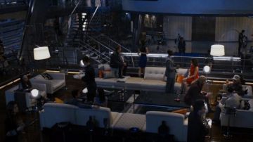 The lamp Foscarini at Tony Stark (Robert Downey Junior) in the Avengers age of Ultron