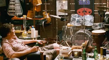 La guitare Gibson Les Paul de Sydney Fife (Jason Segel) dans I love you, Man