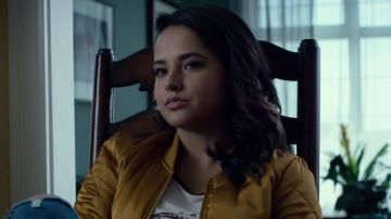 H&M Bom­ber ja­cket worn by Trini Kwan / Yellow Ranger (Becky G.) in Power Rangers