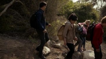 the backpack of Happy Quinn (Jadyn Wong) in Scorpio S01E19