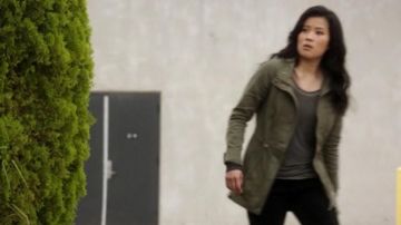 the top of Happy Quinn ( Jadyn Wong ) in Scorpio