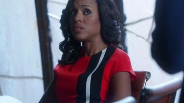 Fendi Striped blouse worn by Olivia Pope (Kerry Washington) in Scandal S05E11